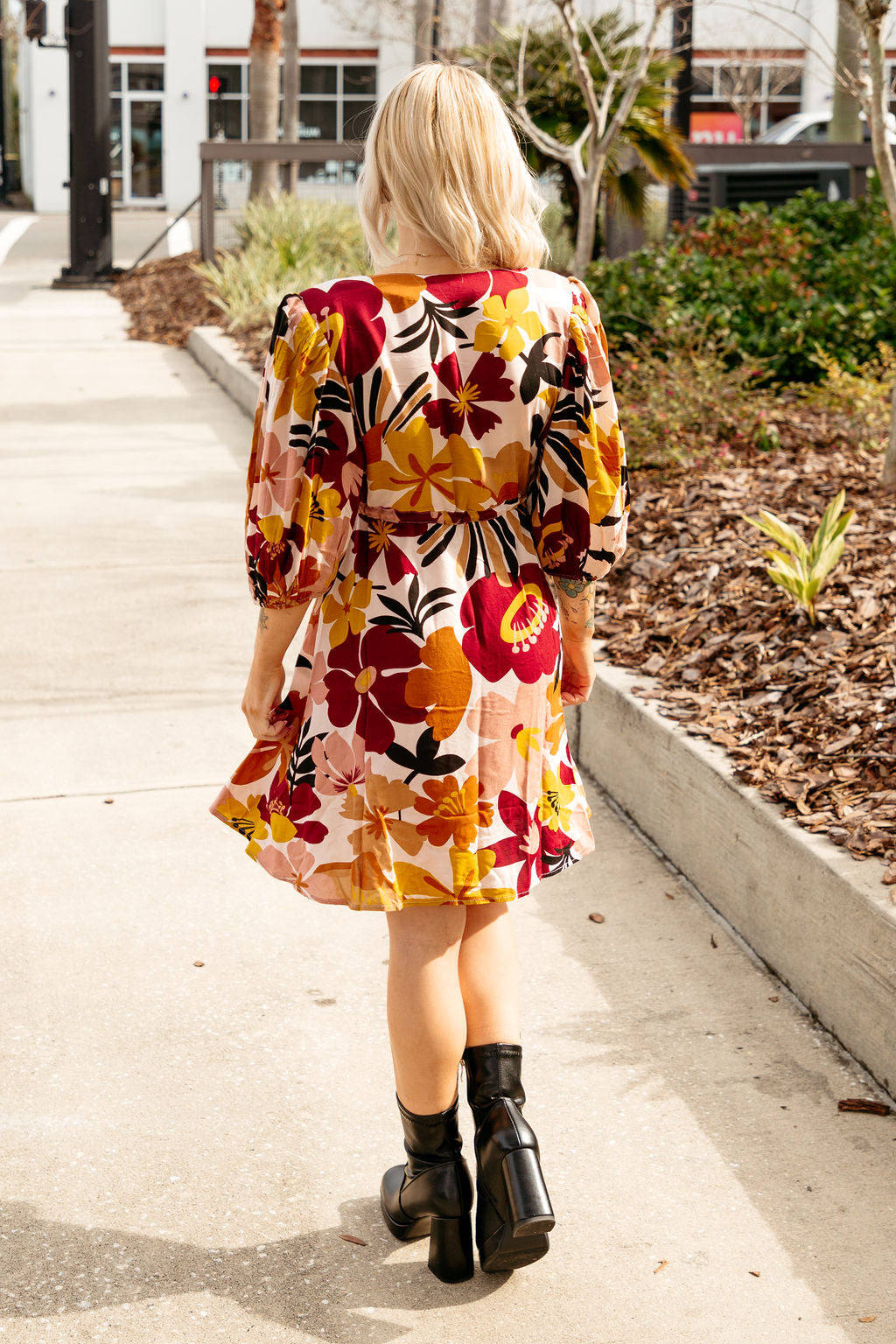 Over Here Floral Mini Dress