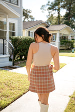 Days In Fall Plaid Mini Skirt