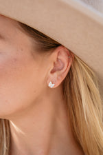 Mother Of Pearl Butterfly Earrings
