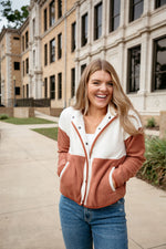 Here's To You Lightweight Colorblock Jacket