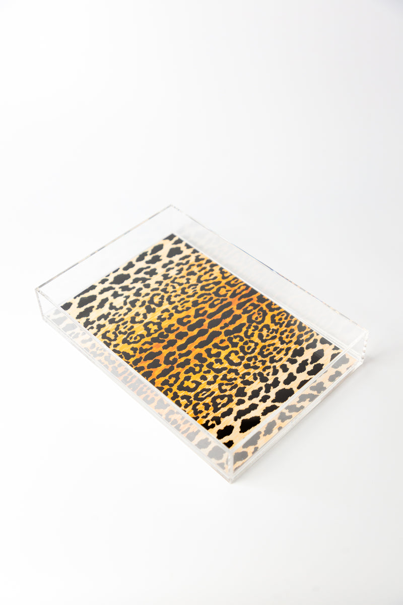 Cheetah Print Small Tray