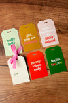 Merry Christmas Package Tags