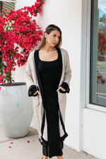 Baby It's Cold Outside Long Knit Cardigan