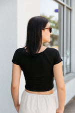 Kallen Z Supply Ribbed Cropped Tee