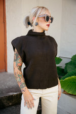 Nothing To Lose Sleeveless Mock Neck Sweater - final sale