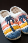 Sunset Palm Tree Slippers