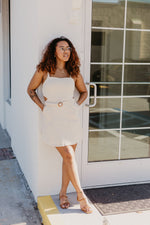 Glamping Belted Mini Dress - final sale