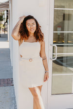 Glamping Belted Mini Dress - final sale