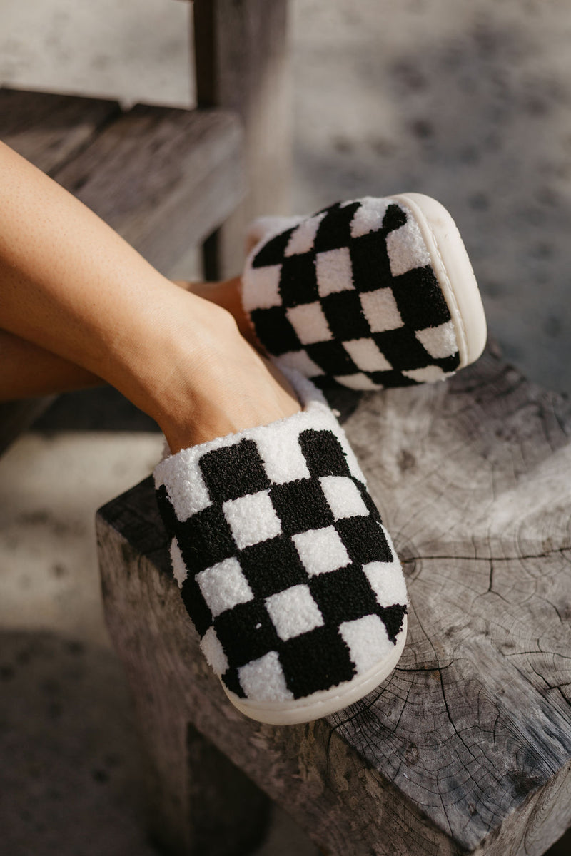 Checkered Out Slipper