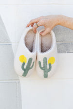 Palm Spring Cactus Slippers