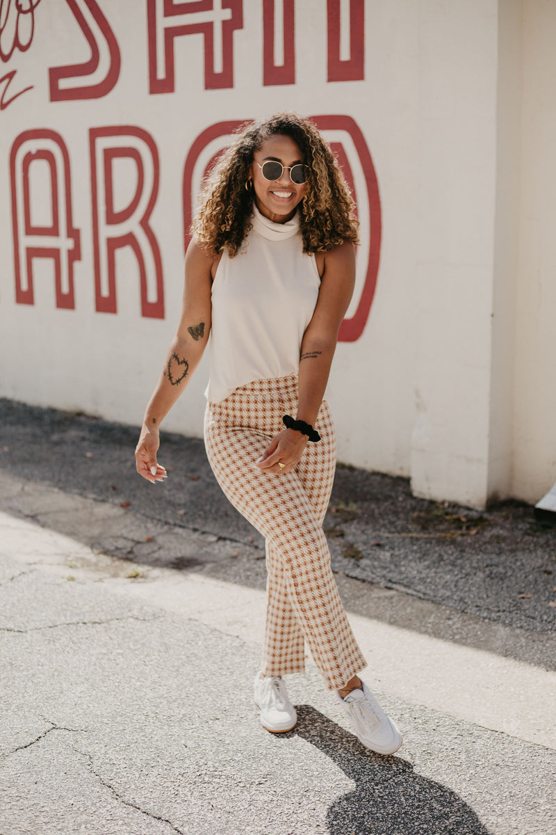 Dearly Loved Plaid Cropped Pant -  final sale