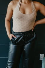 Little Too Late Black Faux Leather Pants - final sale